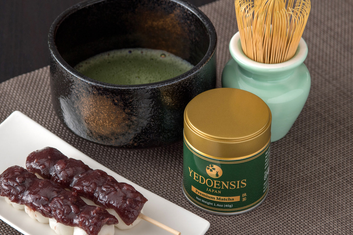 YEDOENSIS Premium Matcha - Authentic Japanese Green Tea Matcha Powder (40g)