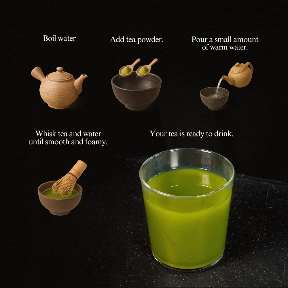 YEDOENSIS Genmaicha Powder - Organic Japanese Green Tea with Roasted Brown Rice Powder (40g)