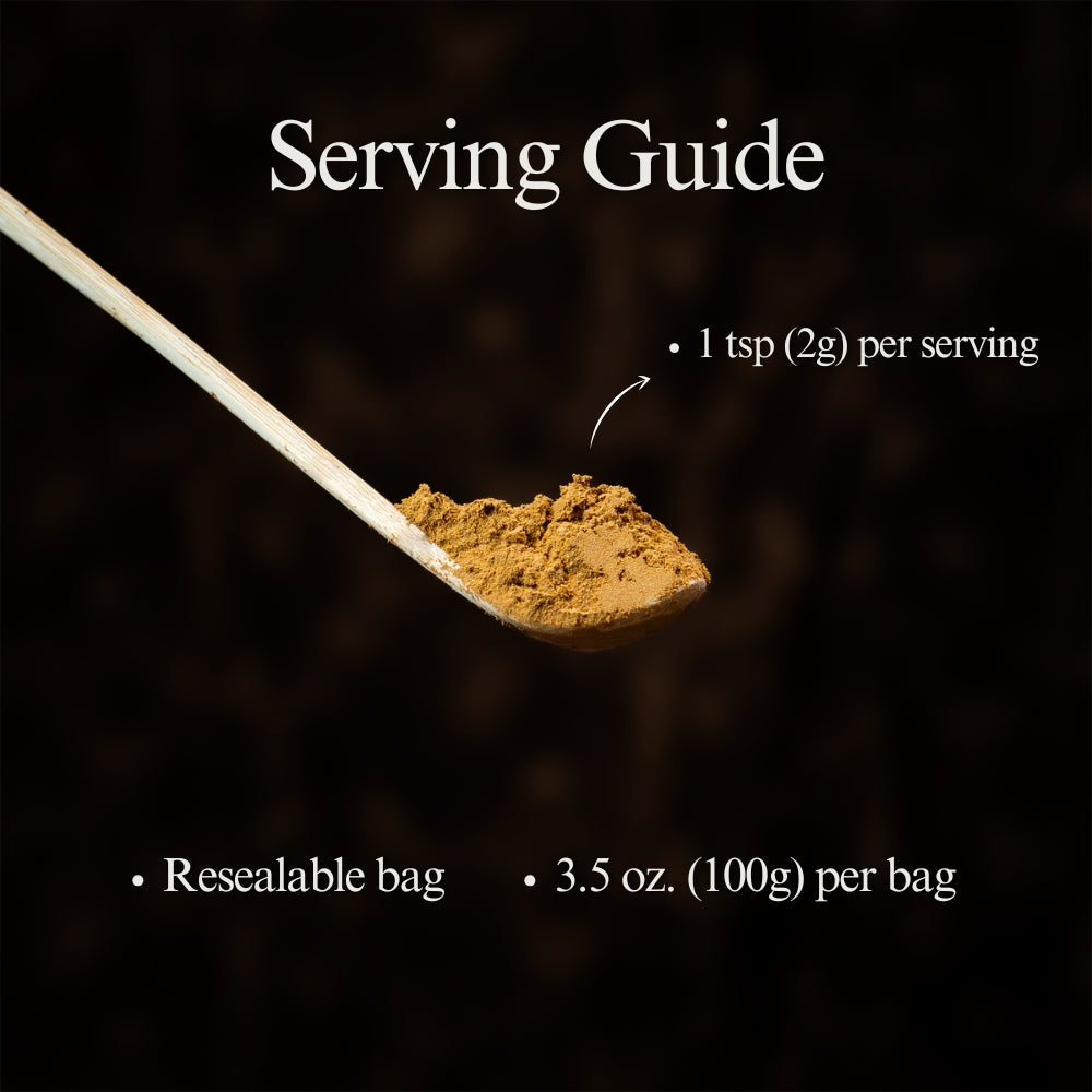 YEDOENSIS Wakocha Powder - Organic Japanese Black Tea Powder (100g)