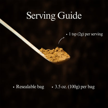 YEDOENSIS Wakocha Powder - Organic Japanese Black Tea Powder (100g)