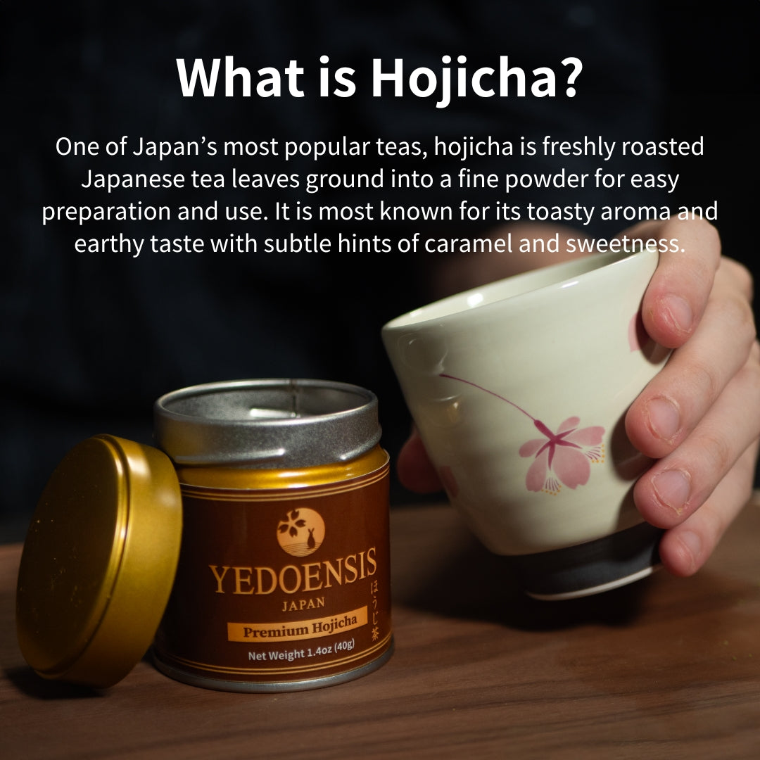 YEDOENSIS Premium Hojicha - Authentic Japanese Roasted Green Tea Kuki Hojicha Powder (40g)