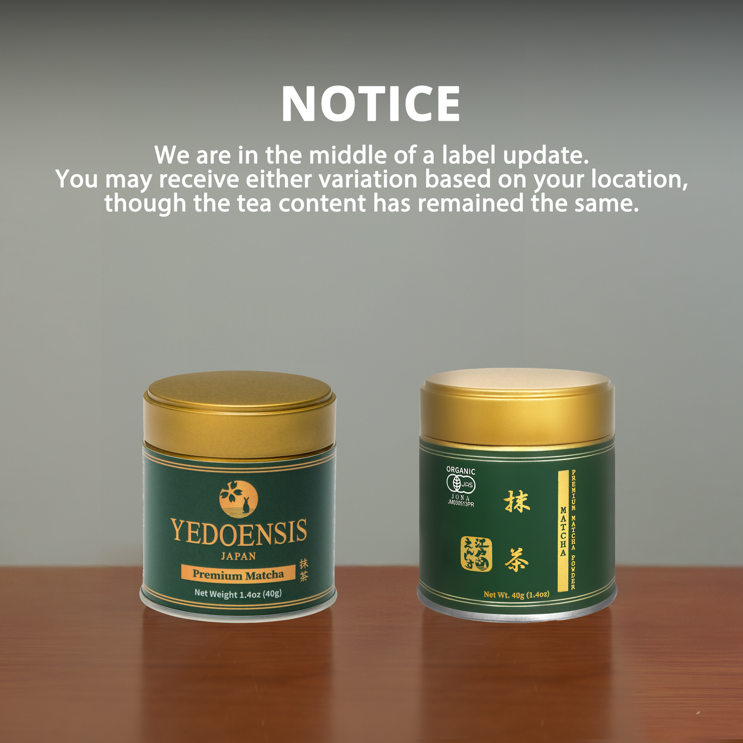 YEDOENSIS Premium Matcha - Authentic Japanese Green Tea Matcha Powder (40g)